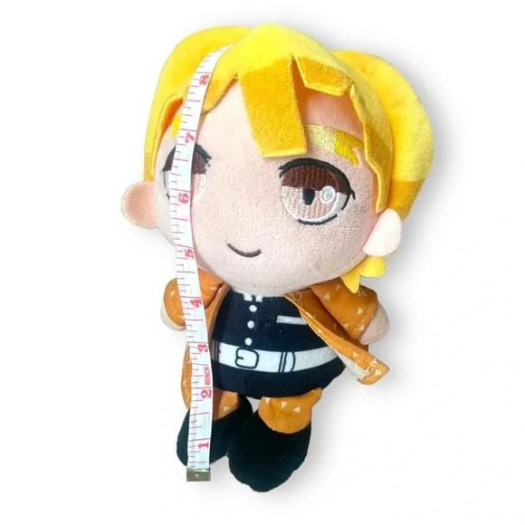 Bandai 8” Chibi Plush Demon Slayer Kimetsu no Yaiba Zenitsu Agatsuma -Plush Toy - Picture 3 of 7
